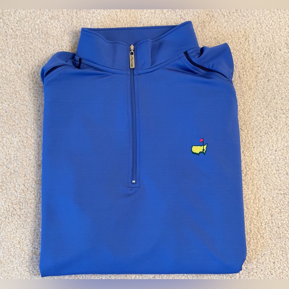 Masters Blue 1/4 Zip size Large L